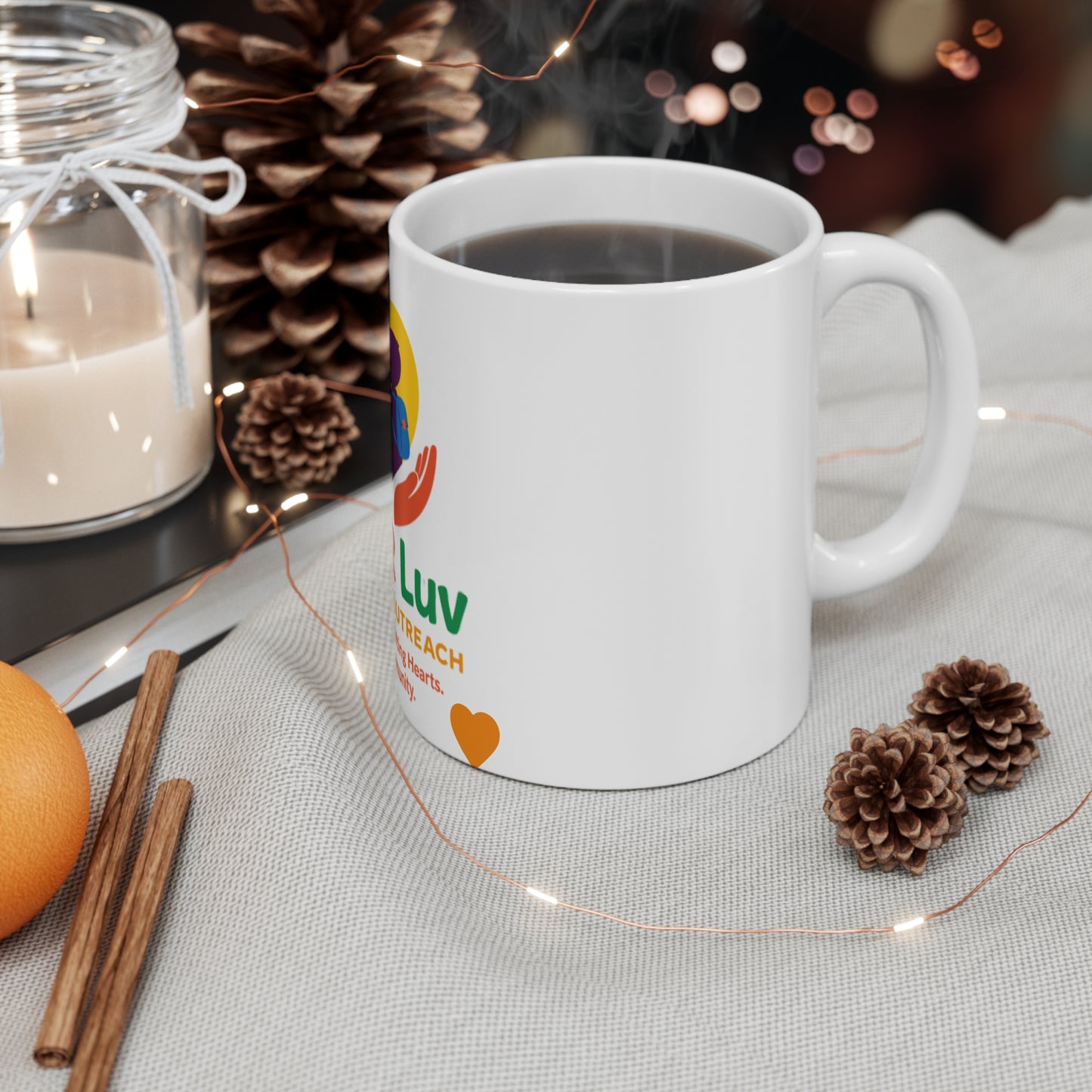 Community Outreach Mug - Kidz R Luv - Family & Heartwarming Gift, Supportive Gesture, Charity Mug, Kids' Empowerment
