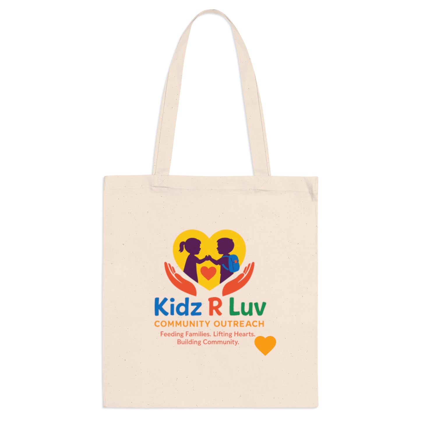 Kidz R Luv Community Tote Bag - Eco-Friendly Shopping, Charity Event, Everyday Use, Gift for Kids, Community Outreach