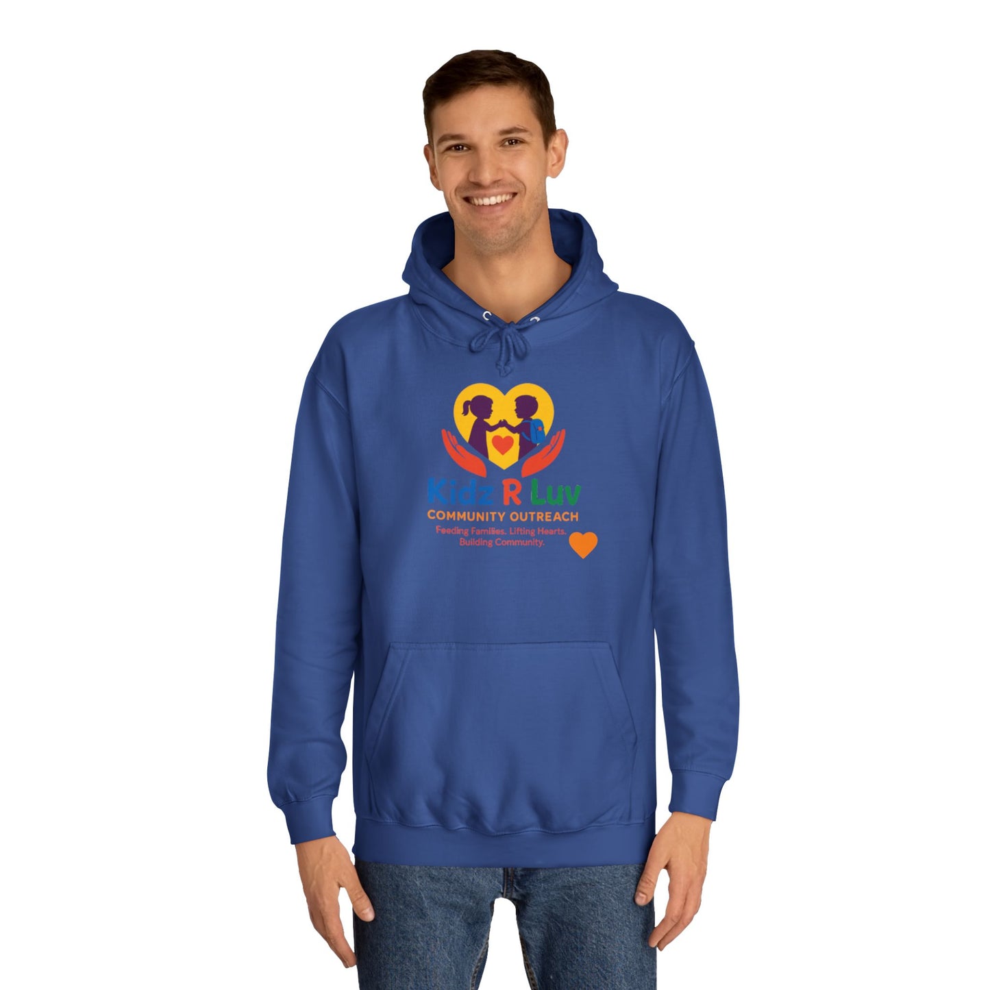 Kidz R Luv Unisex College Hoodie, Cozy Sweatshirt, College Apparel, Gift for Students, Family, Youth Hoodie