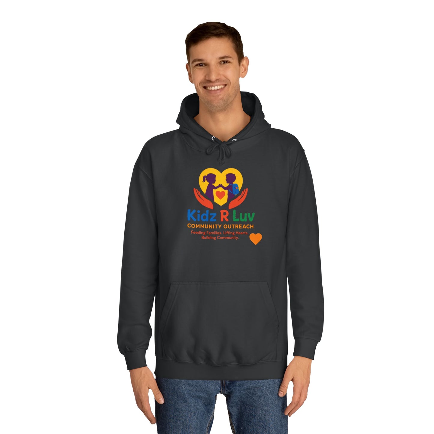 Kidz R Luv Unisex College Hoodie, Cozy Sweatshirt, College Apparel, Gift for Students, Family, Youth Hoodie