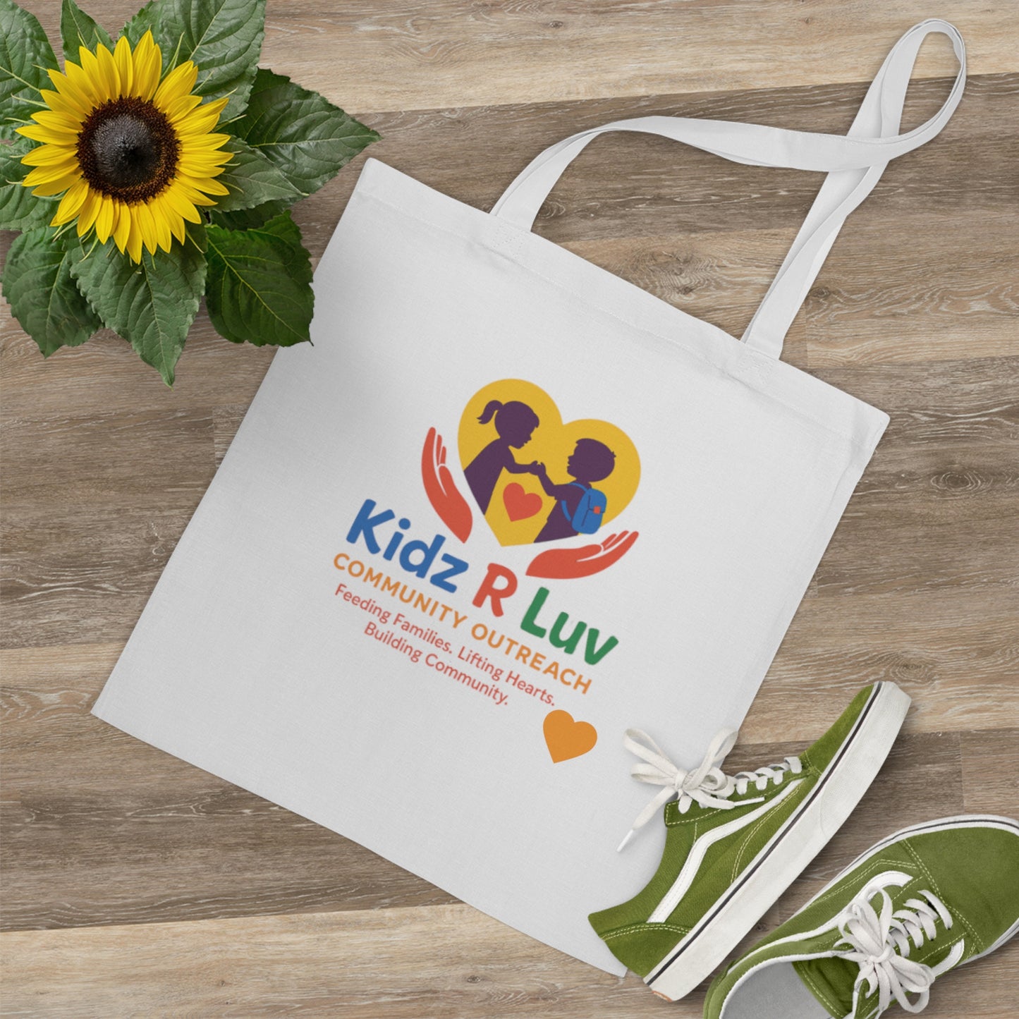 Kidz R Luv Community Tote Bag - Eco-Friendly Shopping, Charity Event, Everyday Use, Gift for Kids, Community Outreach