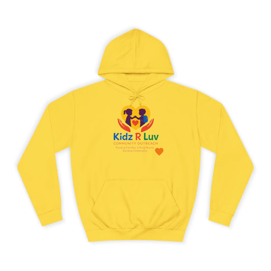 Kidz R Luv Unisex College Hoodie, Cozy Sweatshirt, College Apparel, Gift for Students, Family, Youth Hoodie