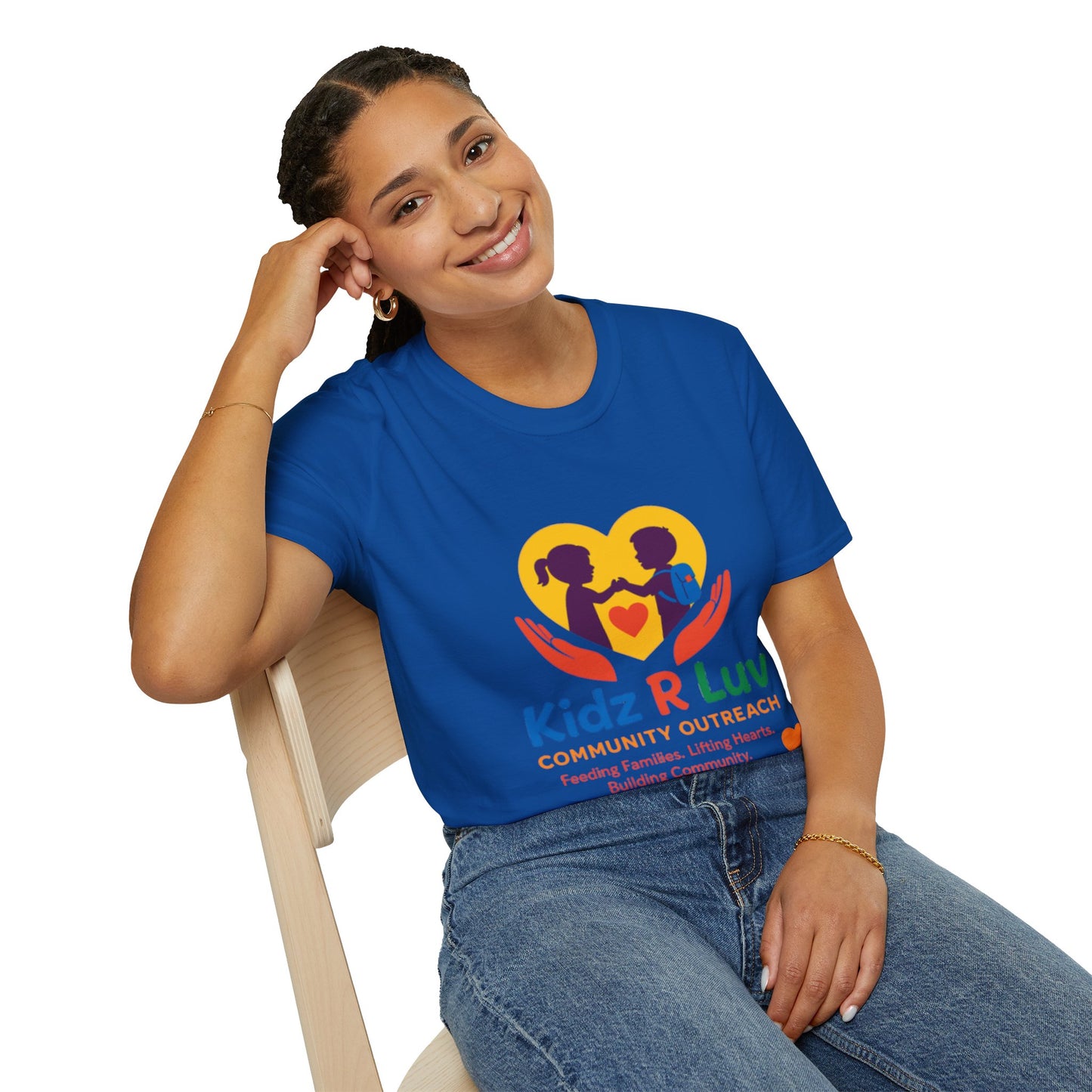 Kidz R Luv Community Outreach T-Shirt, Unisex Tee, Charity Apparel, Softstyle Shirt, Family Support, Heartwarming Gift