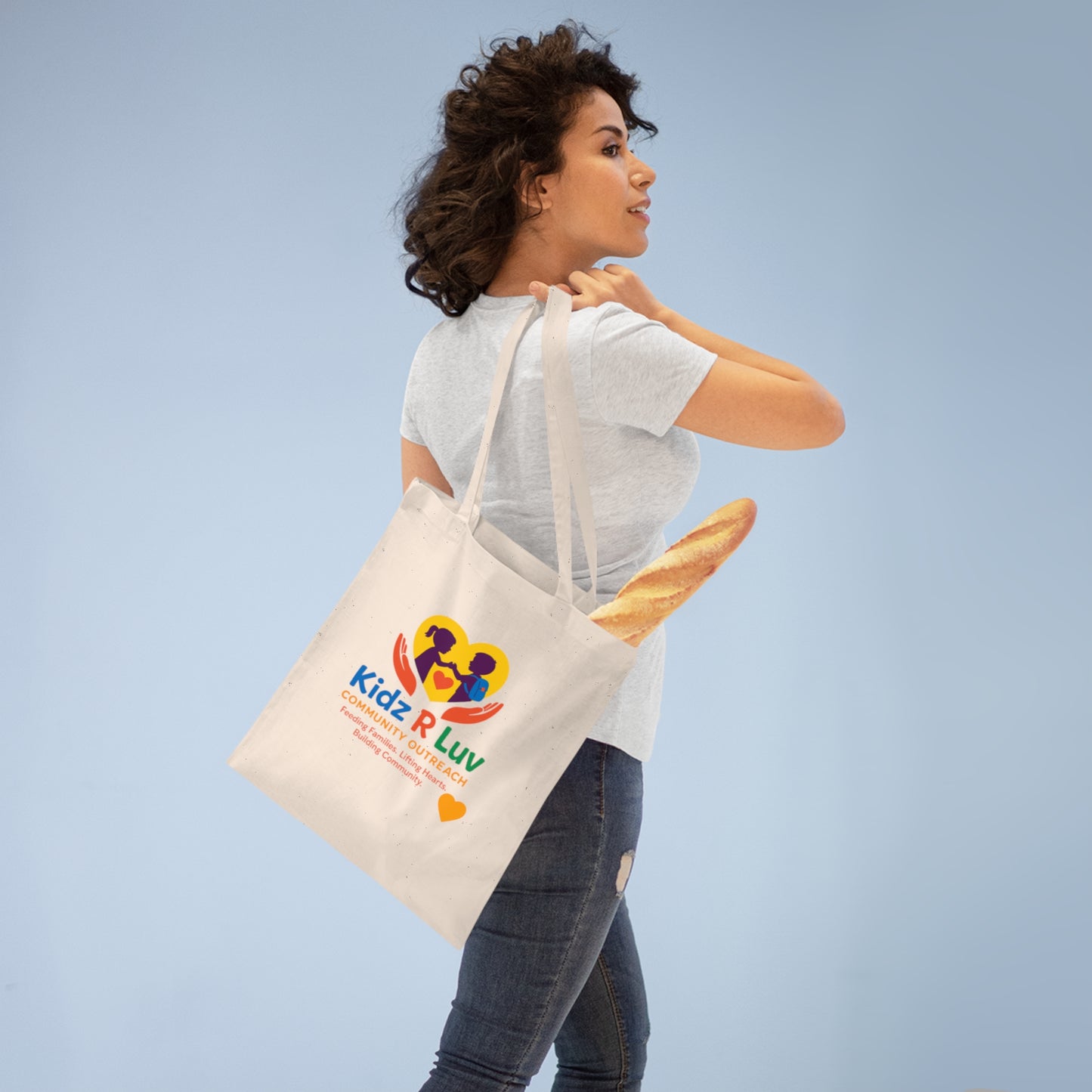 Kidz R Luv Community Tote Bag - Eco-Friendly Shopping, Charity Event, Everyday Use, Gift for Kids, Community Outreach