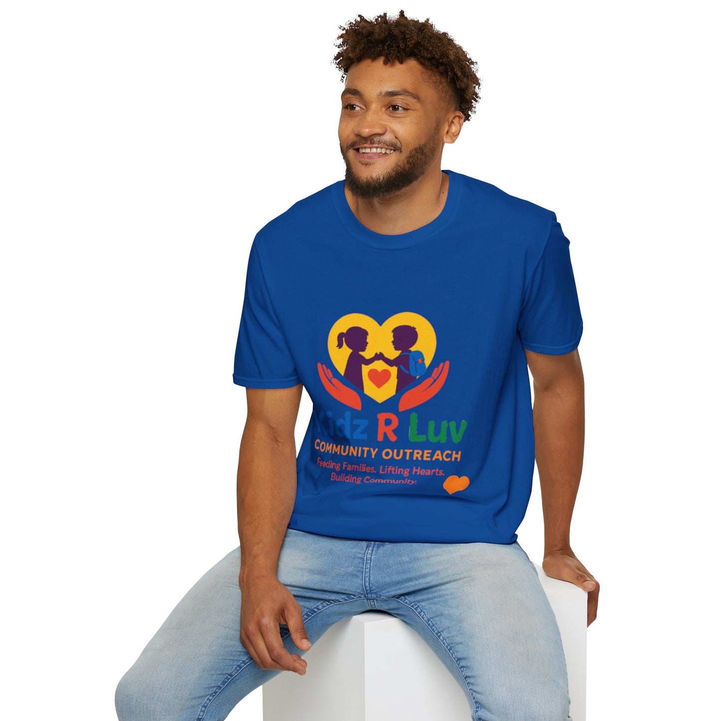 Kidz R Luv Community Outreach T-Shirt, Unisex Tee, Charity Apparel, Softstyle Shirt, Family Support, Heartwarming Gift