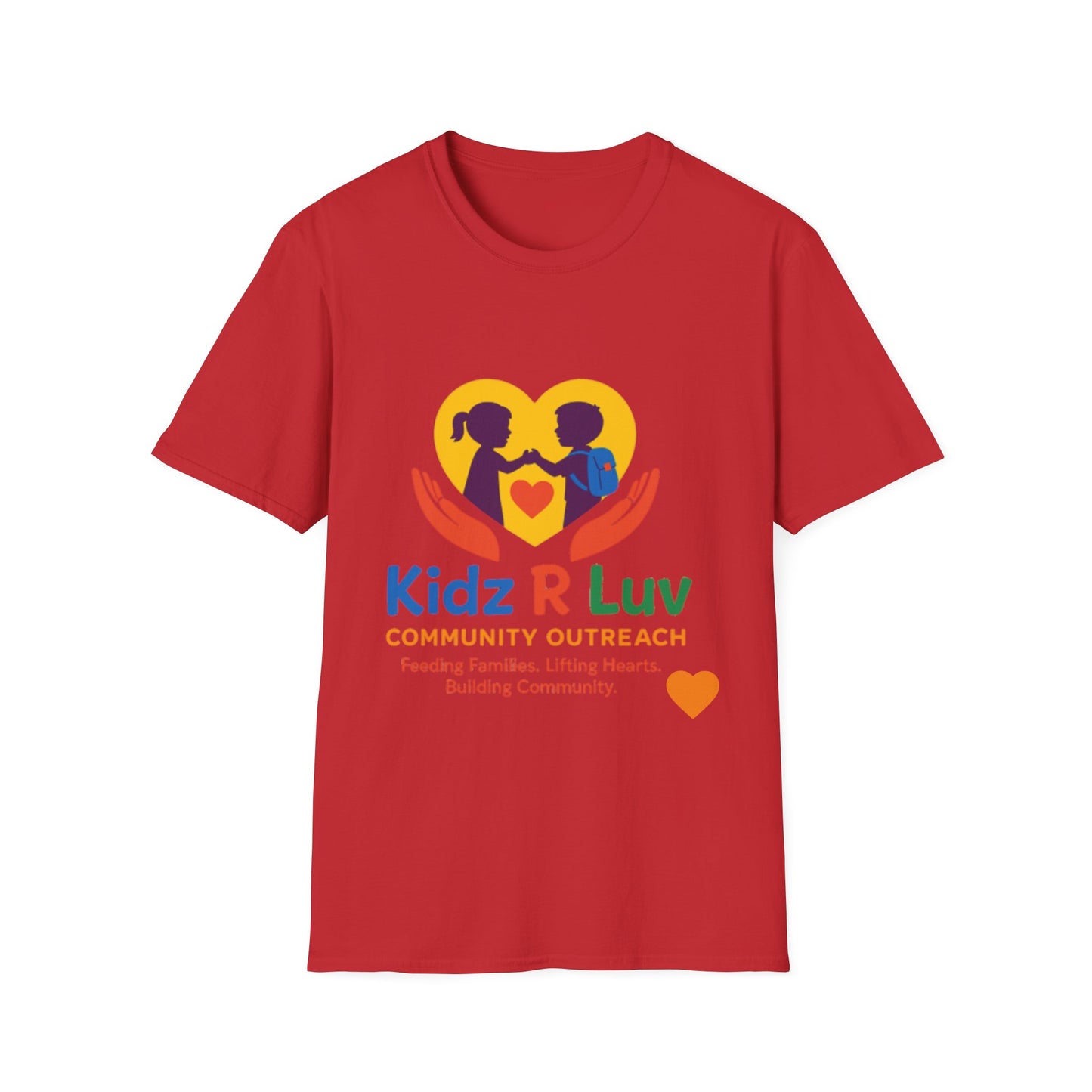 Kidz R Luv Community Outreach T-Shirt, Unisex Tee, Charity Apparel, Softstyle Shirt, Family Support, Heartwarming Gift