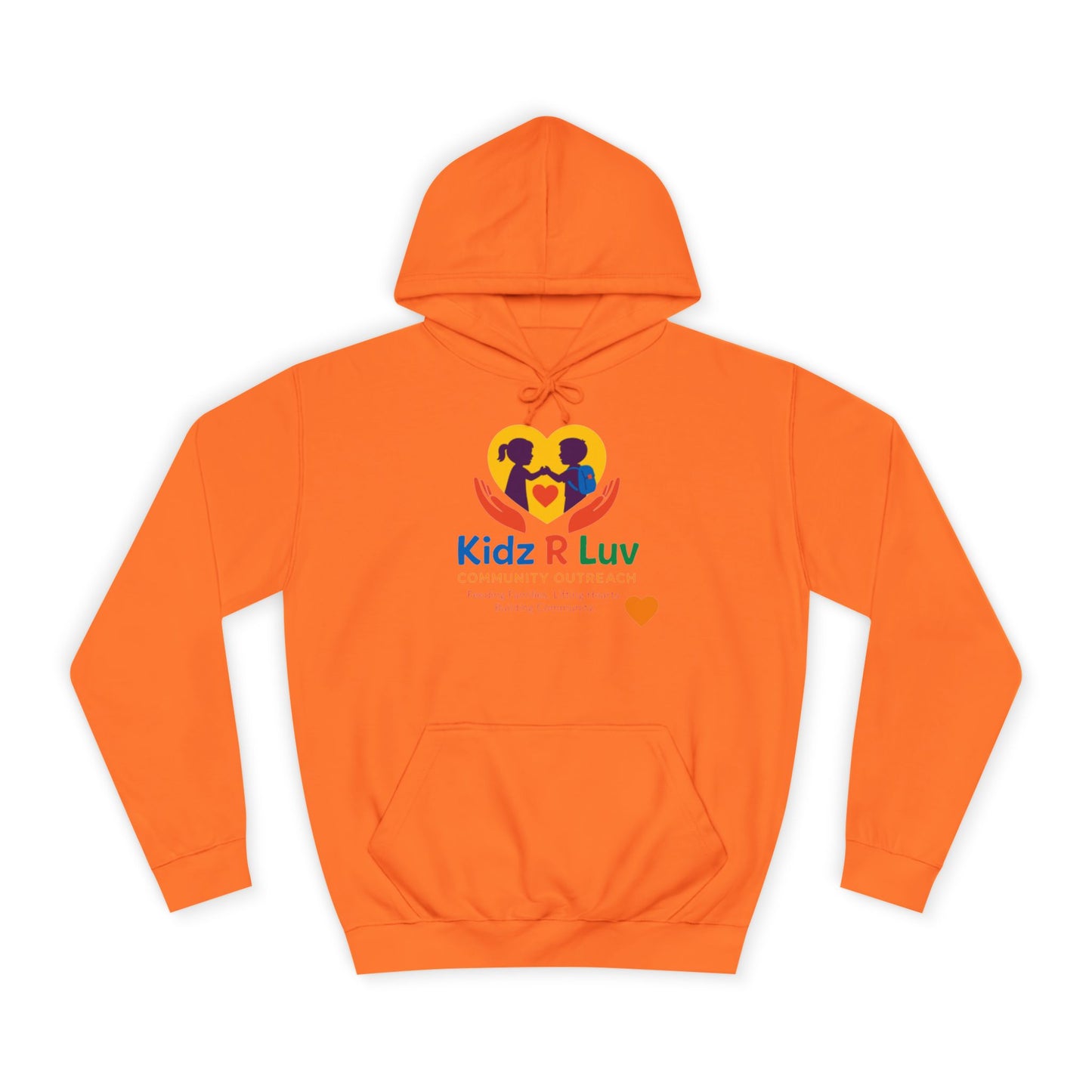Kidz R Luv Unisex College Hoodie, Cozy Sweatshirt, College Apparel, Gift for Students, Family, Youth Hoodie