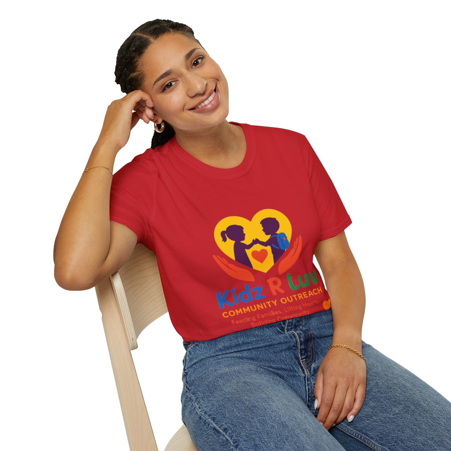 Kidz R Luv Community Outreach T-Shirt, Unisex Tee, Charity Apparel, Softstyle Shirt, Family Support, Heartwarming Gift