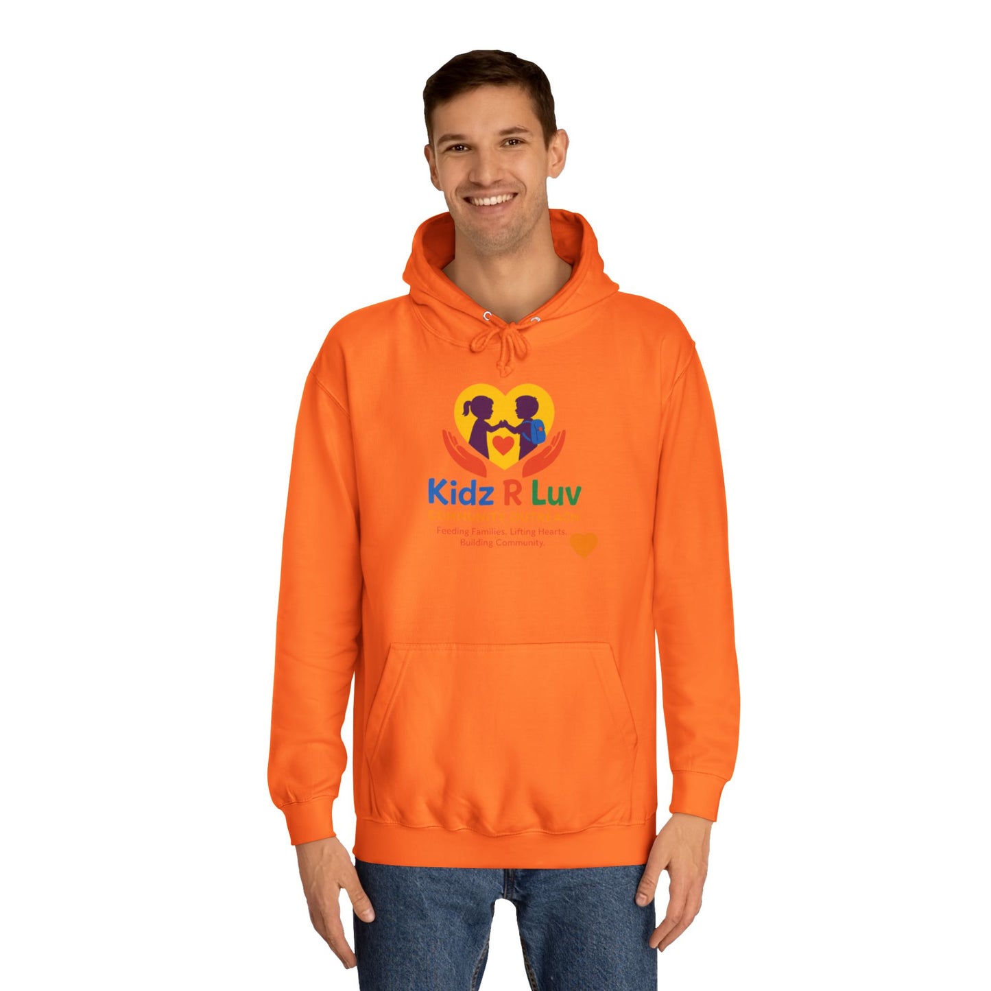Kidz R Luv Unisex College Hoodie, Cozy Sweatshirt, College Apparel, Gift for Students, Family, Youth Hoodie
