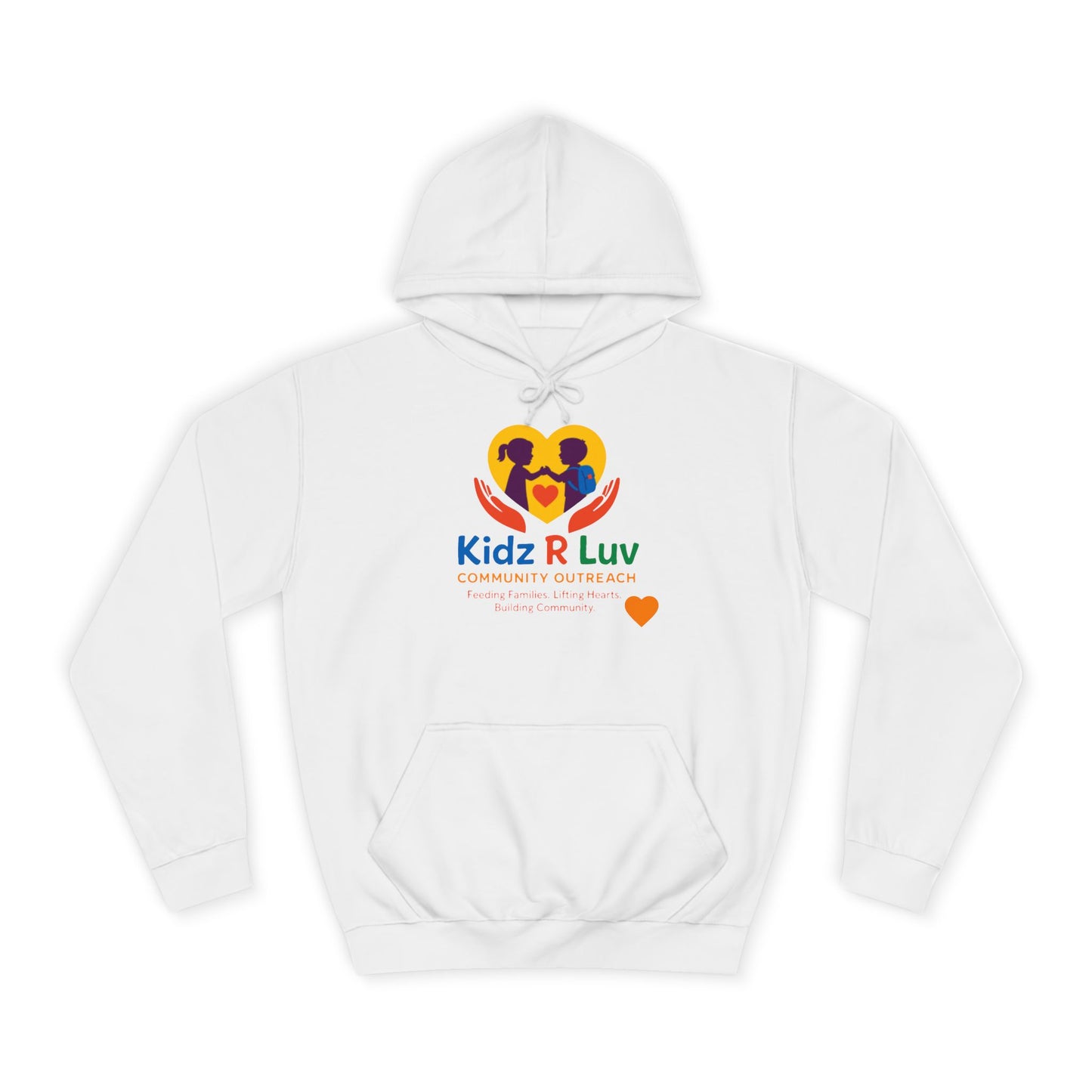 Kidz R Luv Unisex College Hoodie, Cozy Sweatshirt, College Apparel, Gift for Students, Family, Youth Hoodie