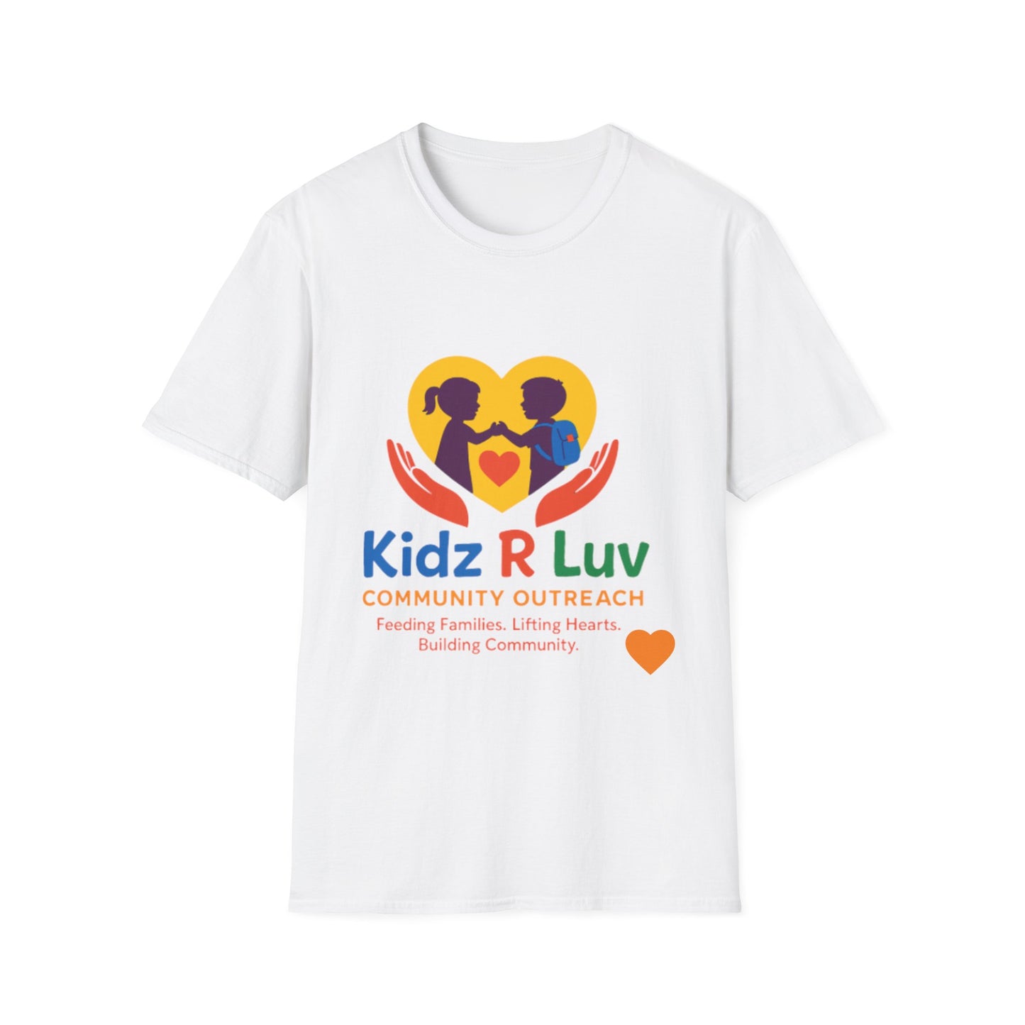 Kidz R Luv Community Outreach T-Shirt, Unisex Tee, Charity Apparel, Softstyle Shirt, Family Support, Heartwarming Gift