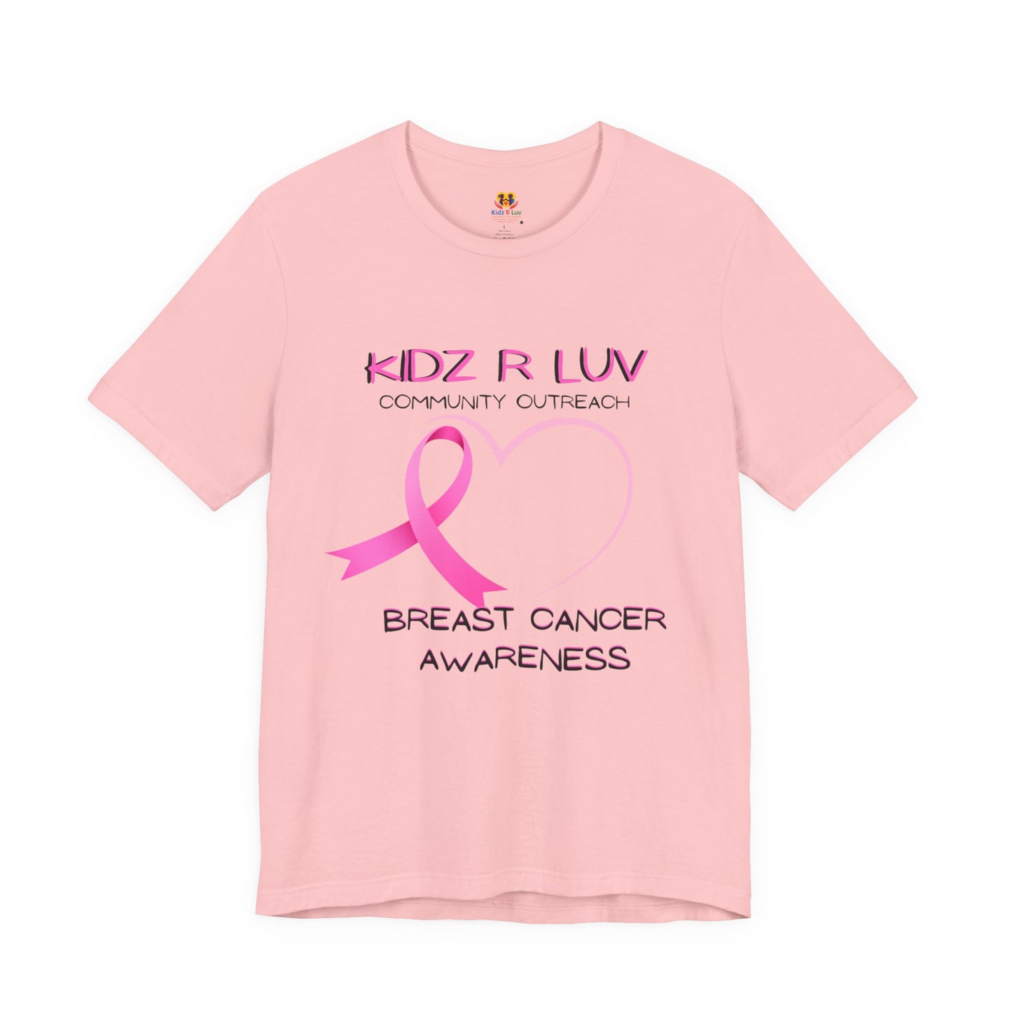 Breast Cancer Awareness Tee, Unisex Jersey Short Sleeve Tee, Pink Ribbon Shirt, Support Breast Cancer, Community Outreach Apparel, [...]