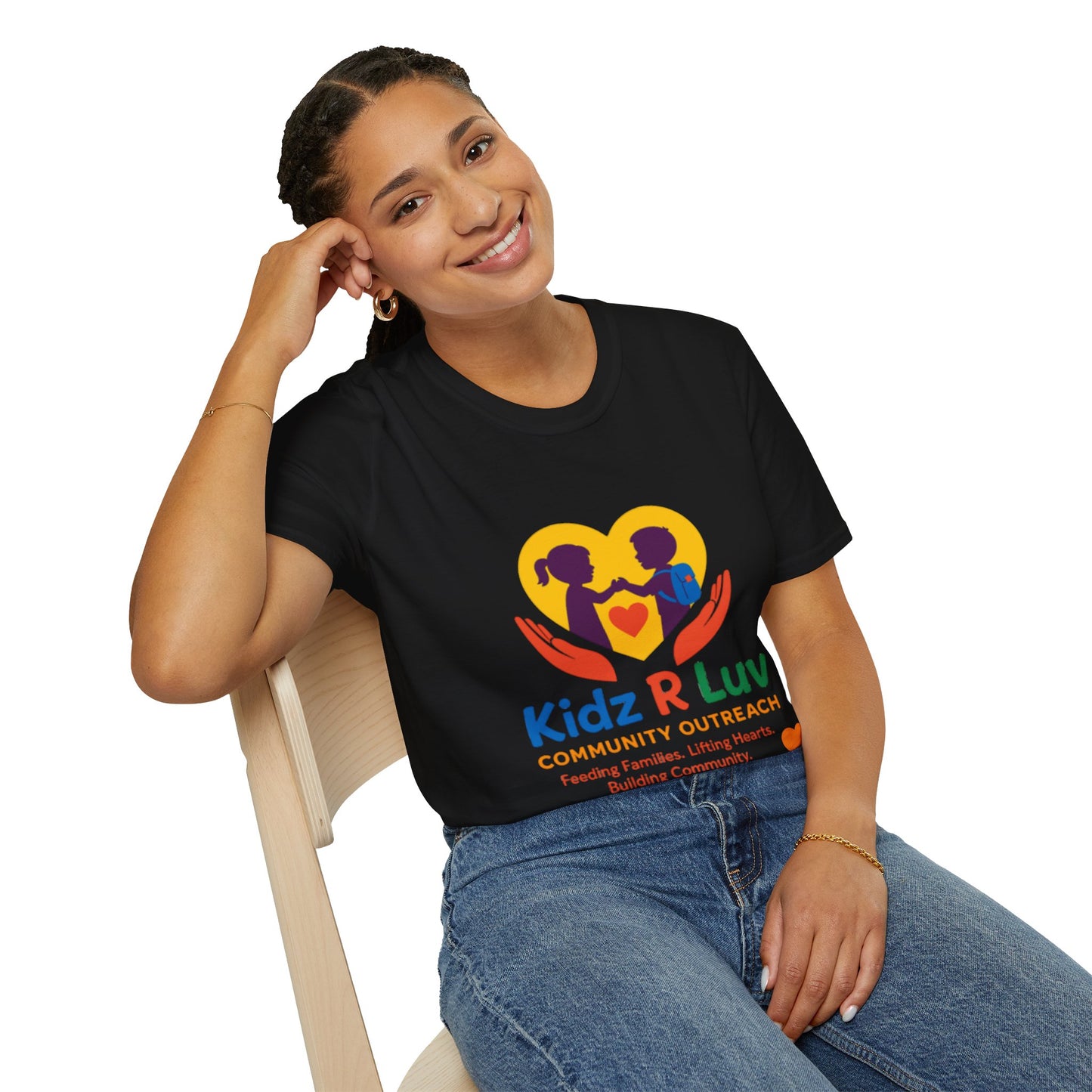 Kidz R Luv Community Outreach T-Shirt, Unisex Tee, Charity Apparel, Softstyle Shirt, Family Support, Heartwarming Gift