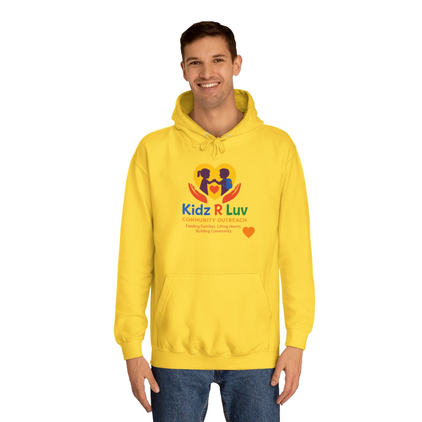 Kidz R Luv Unisex College Hoodie, Cozy Sweatshirt, College Apparel, Gift for Students, Family, Youth Hoodie