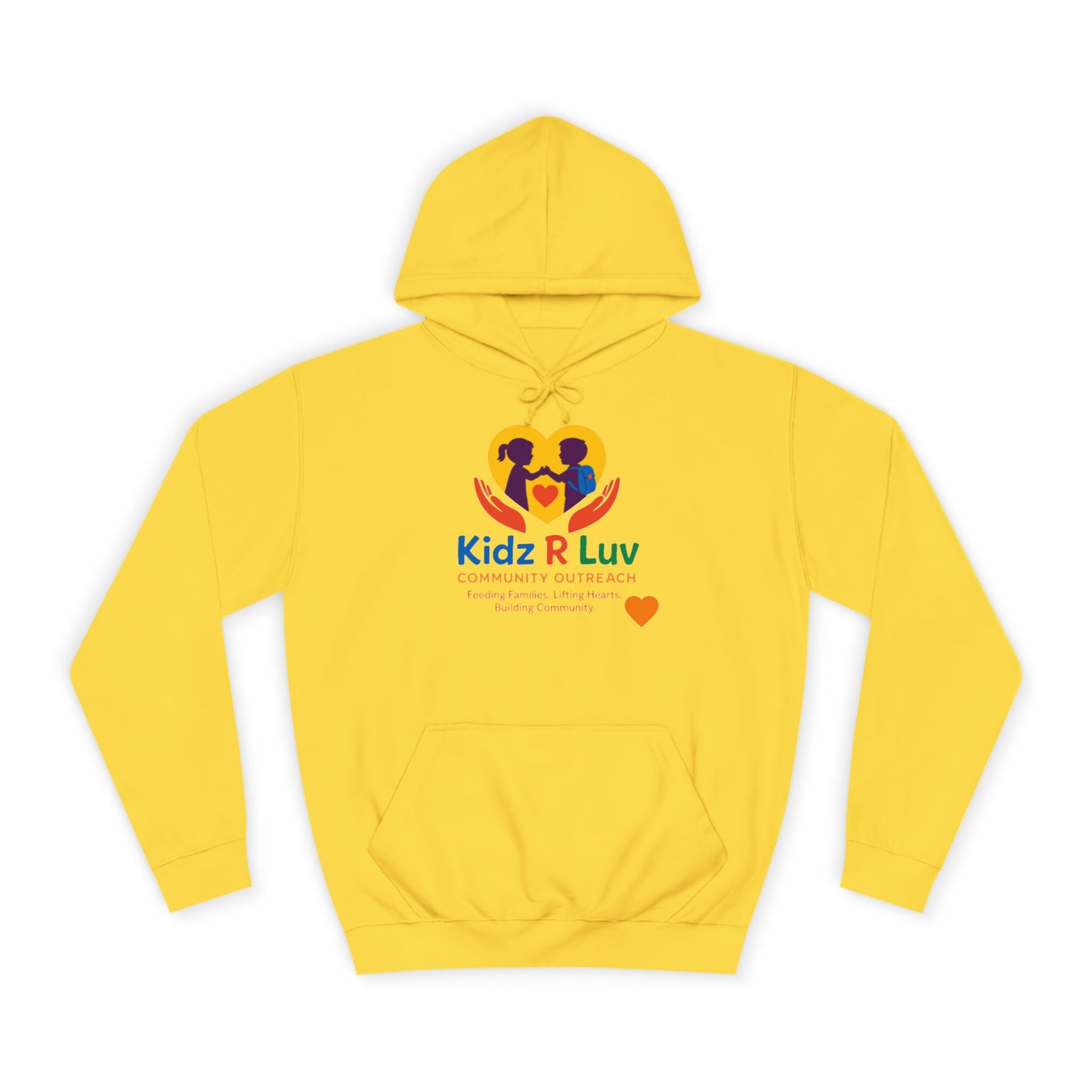 Kidz R Luv Unisex College Hoodie, Cozy Sweatshirt, College Apparel, Gift for Students, Family, Youth Hoodie
