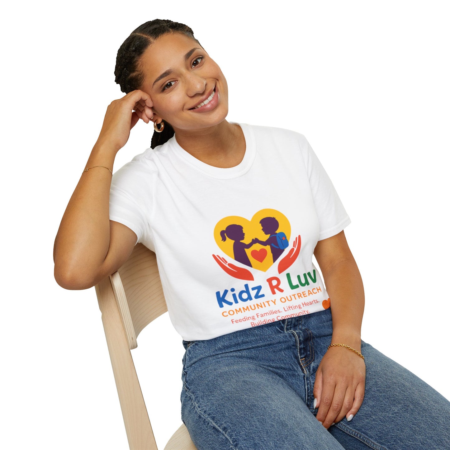 Kidz R Luv Community Outreach T-Shirt, Unisex Tee, Charity Apparel, Softstyle Shirt, Family Support, Heartwarming Gift