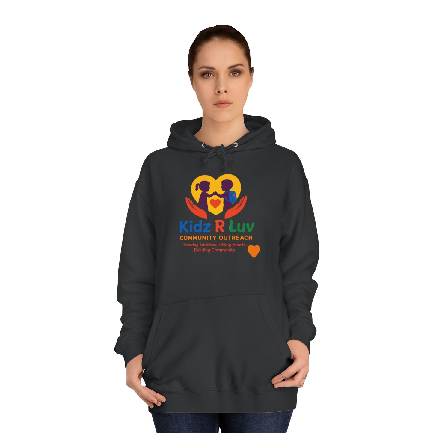 Kidz R Luv Unisex College Hoodie, Cozy Sweatshirt, College Apparel, Gift for Students, Family, Youth Hoodie