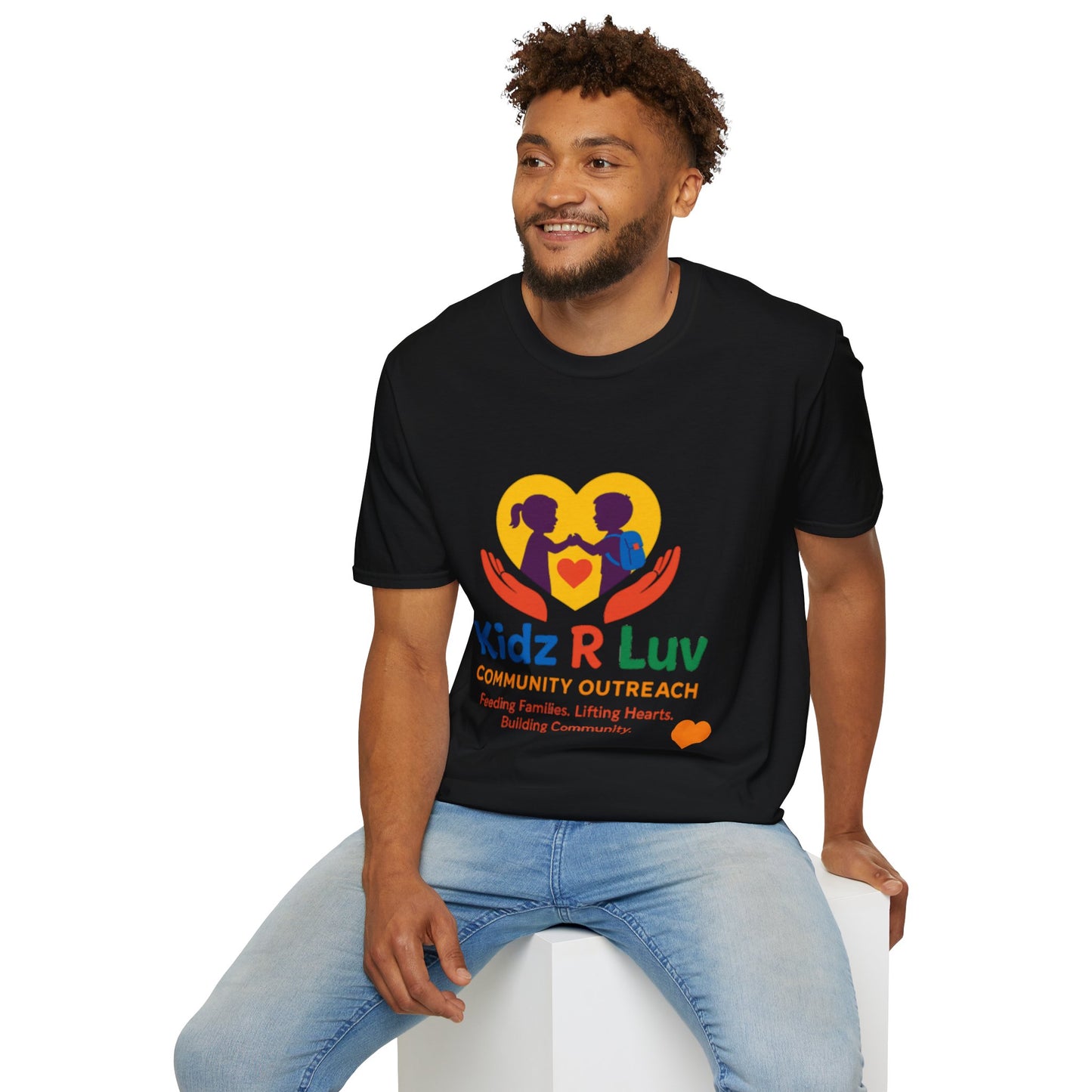 Kidz R Luv Community Outreach T-Shirt, Unisex Tee, Charity Apparel, Softstyle Shirt, Family Support, Heartwarming Gift