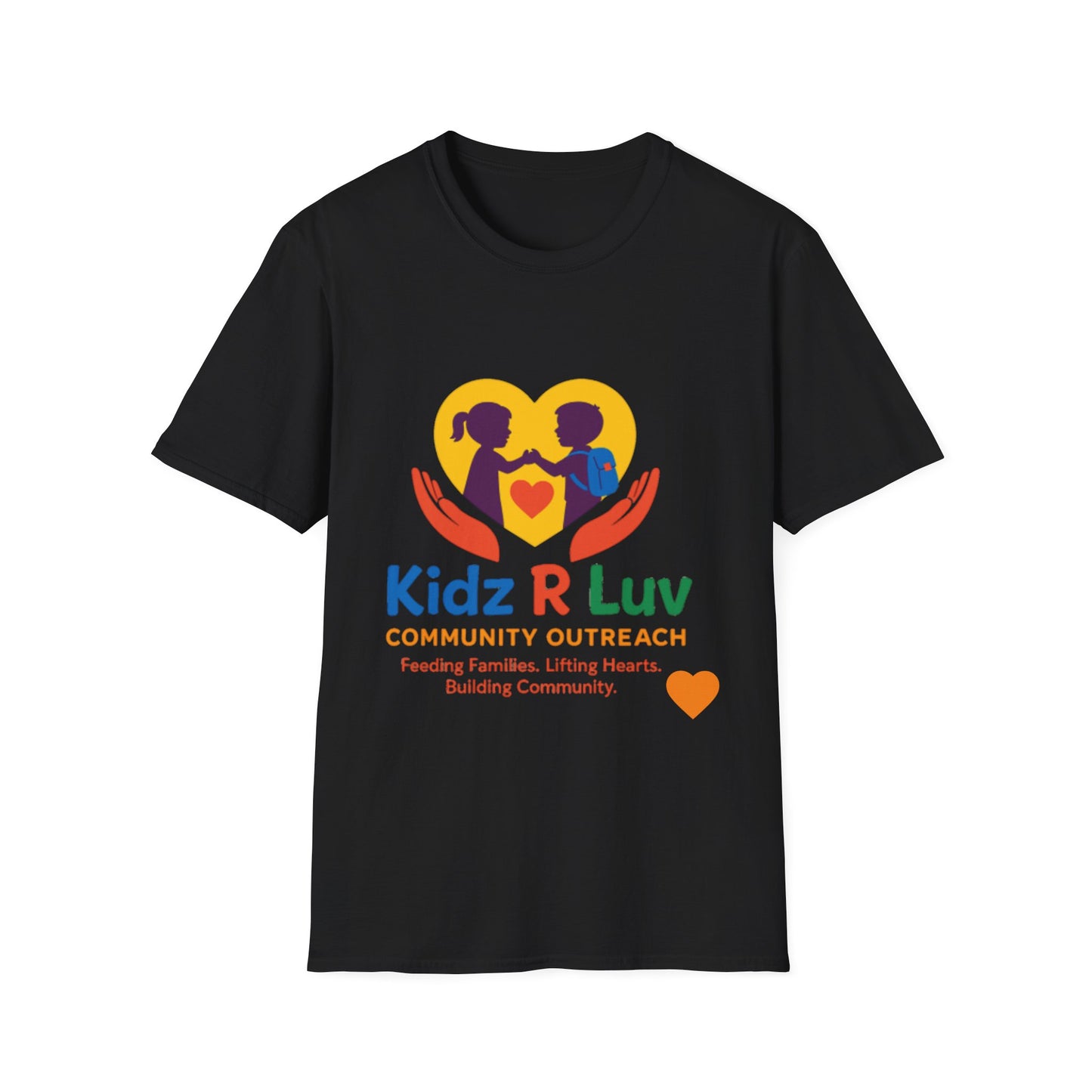 Kidz R Luv Community Outreach T-Shirt, Unisex Tee, Charity Apparel, Softstyle Shirt, Family Support, Heartwarming Gift