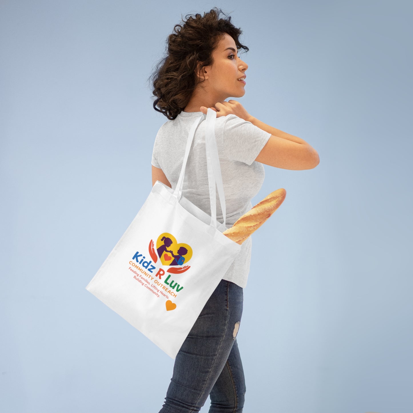 Kidz R Luv Community Tote Bag - Eco-Friendly Shopping, Charity Event, Everyday Use, Gift for Kids, Community Outreach